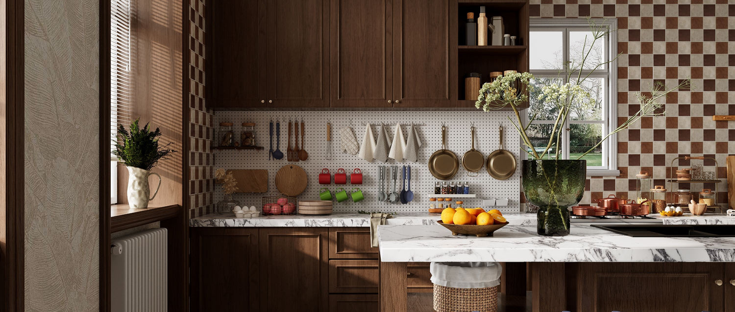 The Art of Kitchen Organization with a Pegboard