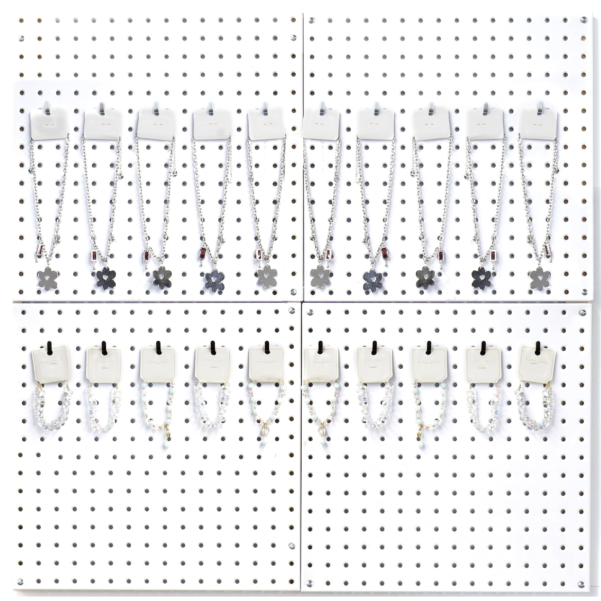 HUHOLE Pegboard Hooks - 20PC - Black Powder Coated - Heavy Duty Peg Board Hooks for Hanging