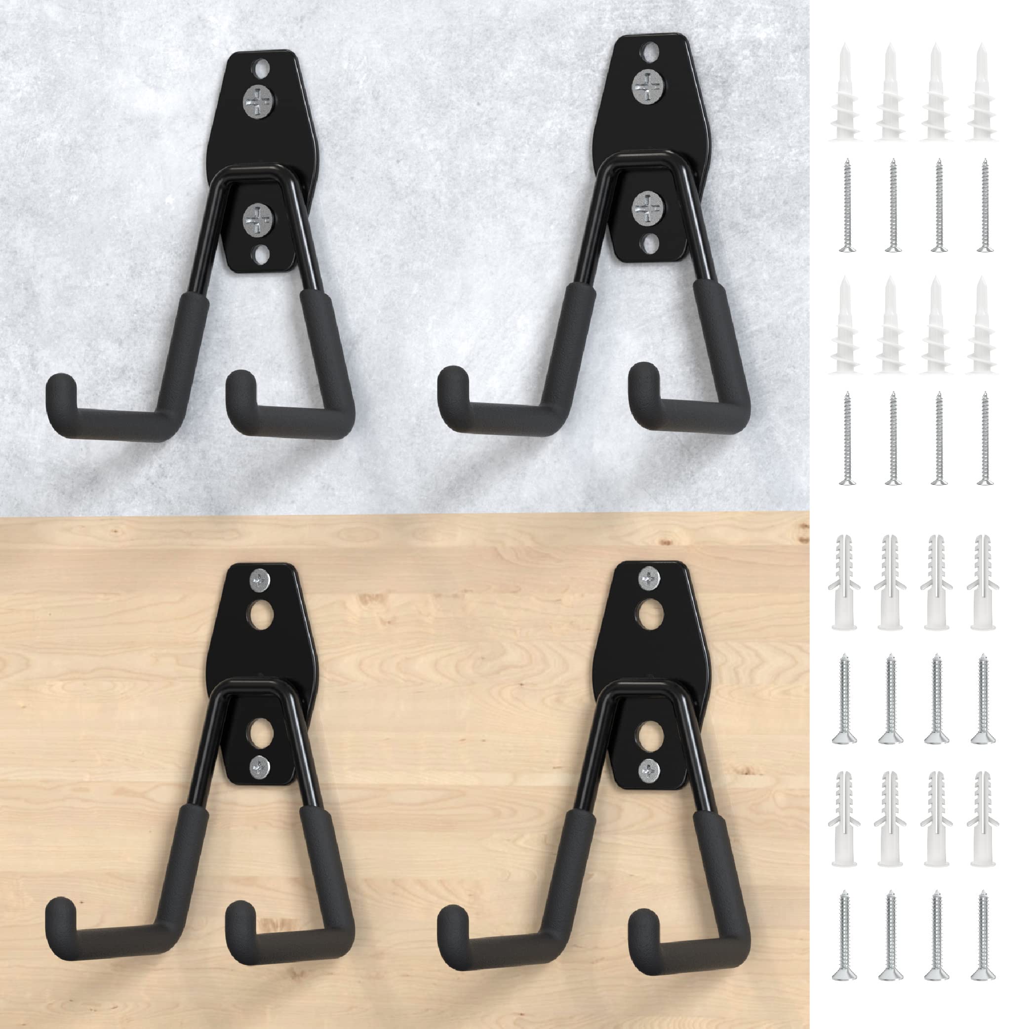 HUHOLE-garage-hooks-4pc